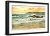 Point Loma Surf, San Diego, California-null-Framed Art Print