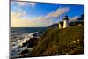 Point Montara Lighthouse at coast, Montara, San Mateo County, California, USA-null-Mounted Photographic Print