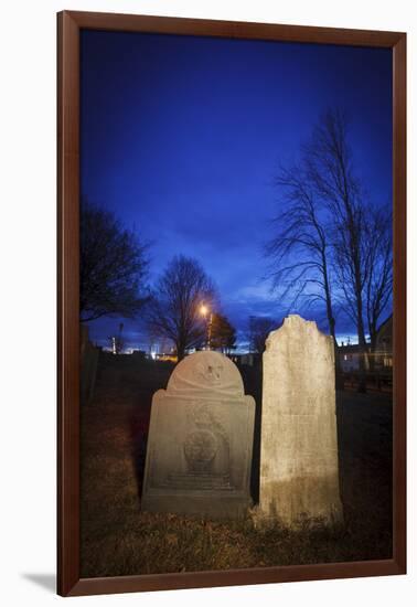 Point of Graves Burying Ground, Portsmouth, New Hampshire-Jerry & Marcy Monkman-Framed Photographic Print