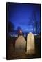 Point of Graves Burying Ground, Portsmouth, New Hampshire-Jerry & Marcy Monkman-Framed Stretched Canvas