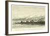 Point or Spit of Ilay, from the Sea, Looking East-North-East; Distance Four Miles-Édouard Riou-Framed Giclee Print