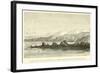 Point or Spit of Ilay, from the Sea, Looking East-North-East; Distance Four Miles-Édouard Riou-Framed Giclee Print