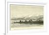 Point or Spit of Ilay, from the Sea, Looking East-North-East; Distance Four Miles-Édouard Riou-Framed Giclee Print