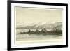 Point or Spit of Ilay, from the Sea, Looking East-North-East; Distance Four Miles-Édouard Riou-Framed Giclee Print