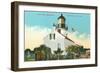 Point Pinos Lighthouse, Pacific Grove-null-Framed Art Print