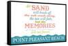 Point Pleasant Beach, New Jersey - Beach Memories Last Forever-Lantern Press-Framed Stretched Canvas