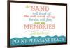 Point Pleasant Beach, New Jersey - Beach Memories Last Forever-Lantern Press-Framed Art Print