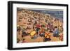 Point Pleasant, New Jersey - South View of Beach-Lantern Press-Framed Art Print