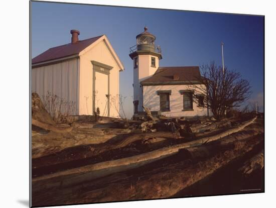 Point Robinson Lighthouse, Vashon Island, Washington State, United States of America, North America-Colin Brynn-Mounted Photographic Print