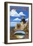 Point Sur Lighthouse - Big Sur Coast, California-Lantern Press-Framed Art Print