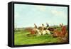 Point to Point Racing-Henry Thomas Alken-Framed Stretched Canvas