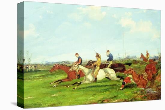 Point to Point Racing-Henry Thomas Alken-Stretched Canvas