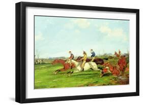 Point to Point Racing-Henry Thomas Alken-Framed Giclee Print