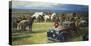 Point-to-Point-Alan Fearnley-Stretched Canvas