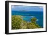 Point Udall with Buck Island in background, St. Croix, US Virgin Islands.-Michael DeFreitas-Framed Photographic Print