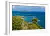 Point Udall with Buck Island in background, St. Croix, US Virgin Islands.-Michael DeFreitas-Framed Photographic Print