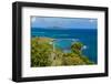 Point Udall with Buck Island in background, St. Croix, US Virgin Islands.-Michael DeFreitas-Framed Photographic Print