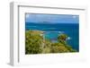 Point Udall with Buck Island in background, St. Croix, US Virgin Islands.-Michael DeFreitas-Framed Photographic Print