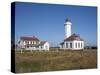 Point Wilson Lighthouse, Port Townsend, Washington, USA-Jamie & Judy Wild-Stretched Canvas