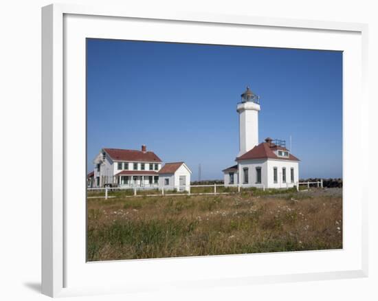 Point Wilson Lighthouse, Port Townsend, Washington, USA-Jamie & Judy Wild-Framed Photographic Print