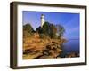 Pointe Aux Barques Lighthouse at Sunrise on Lake Huron, Michigan, USA-Adam Jones-Framed Photographic Print