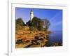 Pointe Aux Barques Lighthouse at Sunrise on Lake Huron, Michigan, USA-Adam Jones-Framed Photographic Print