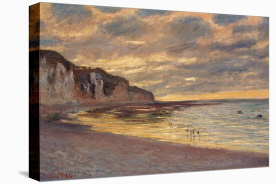 Pointe De L'Ailly at Low Tide, 1882-Claude Monet-Stretched Canvas