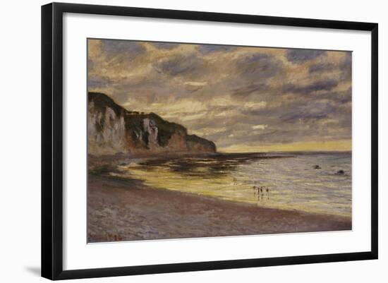 Pointe de Lailly, Maree Basse, 1882-Claude Monet-Framed Giclee Print