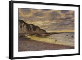 Pointe de Lailly, Maree Basse, 1882-Claude Monet-Framed Giclee Print