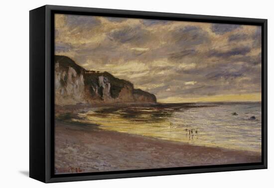 Pointe de Lailly, Maree Basse, 1882-Claude Monet-Framed Stretched Canvas