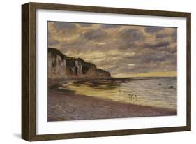 Pointe de Lailly, Maree Basse, 1882-Claude Monet-Framed Giclee Print
