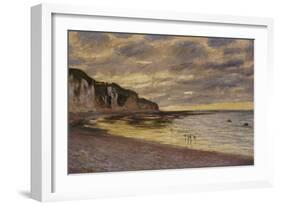 Pointe de Lailly, Maree Basse, 1882-Claude Monet-Framed Giclee Print