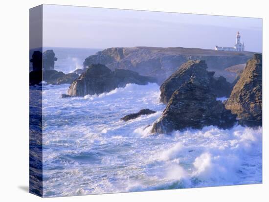 Pointe De Poulains View from Ster Vraz, Belle-Ile-En-Mer, Breton Islands, Morbihan, France-J P De Manne-Stretched Canvas