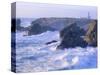 Pointe De Poulains View from Ster Vraz, Belle-Ile-En-Mer, Breton Islands, Morbihan, France-J P De Manne-Stretched Canvas