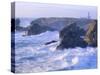 Pointe De Poulains View from Ster Vraz, Belle-Ile-En-Mer, Breton Islands, Morbihan, France-J P De Manne-Stretched Canvas