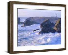 Pointe De Poulains View from Ster Vraz, Belle-Ile-En-Mer, Breton Islands, Morbihan, France-J P De Manne-Framed Photographic Print