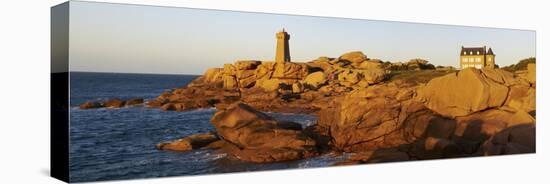 Pointe De Squewel and Mean Ruz Lighthouse-Tuul-Stretched Canvas