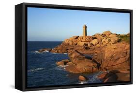 Pointe De Squewel and Mean Ruz Lighthouse-Tuul-Framed Stretched Canvas