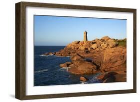 Pointe De Squewel and Mean Ruz Lighthouse-Tuul-Framed Photographic Print