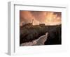 Pointe De St. Mathieu Lighthouse at Dawn, Brittany, France-Walter Bibikow-Framed Photographic Print