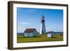 Pointe Riche Lighthouse, Port Au Choix, Newfoundland, Canada, North America-Michael Runkel-Framed Photographic Print