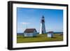 Pointe Riche Lighthouse, Port Au Choix, Newfoundland, Canada, North America-Michael Runkel-Framed Photographic Print