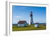 Pointe Riche Lighthouse, Port Au Choix, Newfoundland, Canada, North America-Michael Runkel-Framed Photographic Print