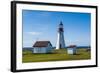 Pointe Riche Lighthouse, Port Au Choix, Newfoundland, Canada, North America-Michael Runkel-Framed Photographic Print