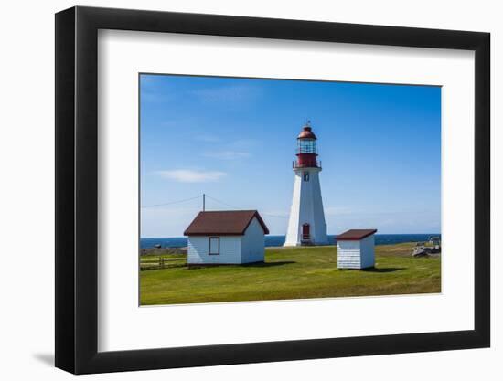 Pointe Riche Lighthouse, Port Au Choix, Newfoundland, Canada, North America-Michael Runkel-Framed Photographic Print