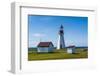 Pointe Riche Lighthouse, Port Au Choix, Newfoundland, Canada, North America-Michael Runkel-Framed Photographic Print