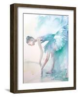 Pointe Shoes-Aimee Del Valle-Framed Art Print