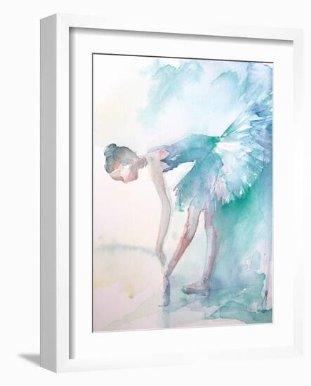 Pointe Shoes-Aimee Del Valle-Framed Art Print