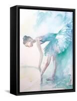 Pointe Shoes-Aimee Del Valle-Framed Stretched Canvas