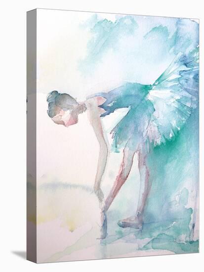 Pointe Shoes-Aimee Del Valle-Stretched Canvas